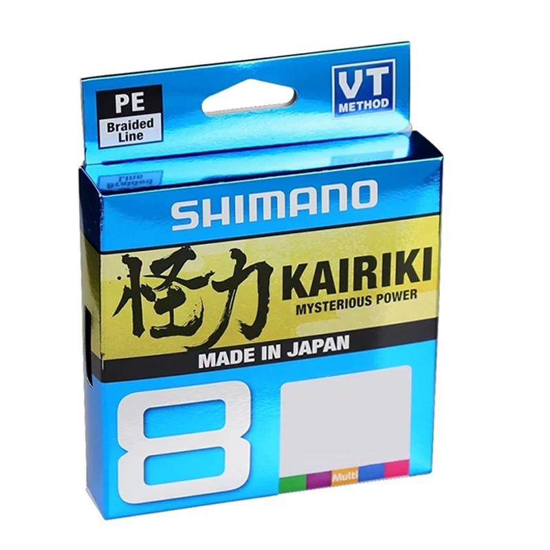 SHIMANO ''KAIRIKI POWER X8'' Braid 300m Multicolor Japan High Quality Braid 