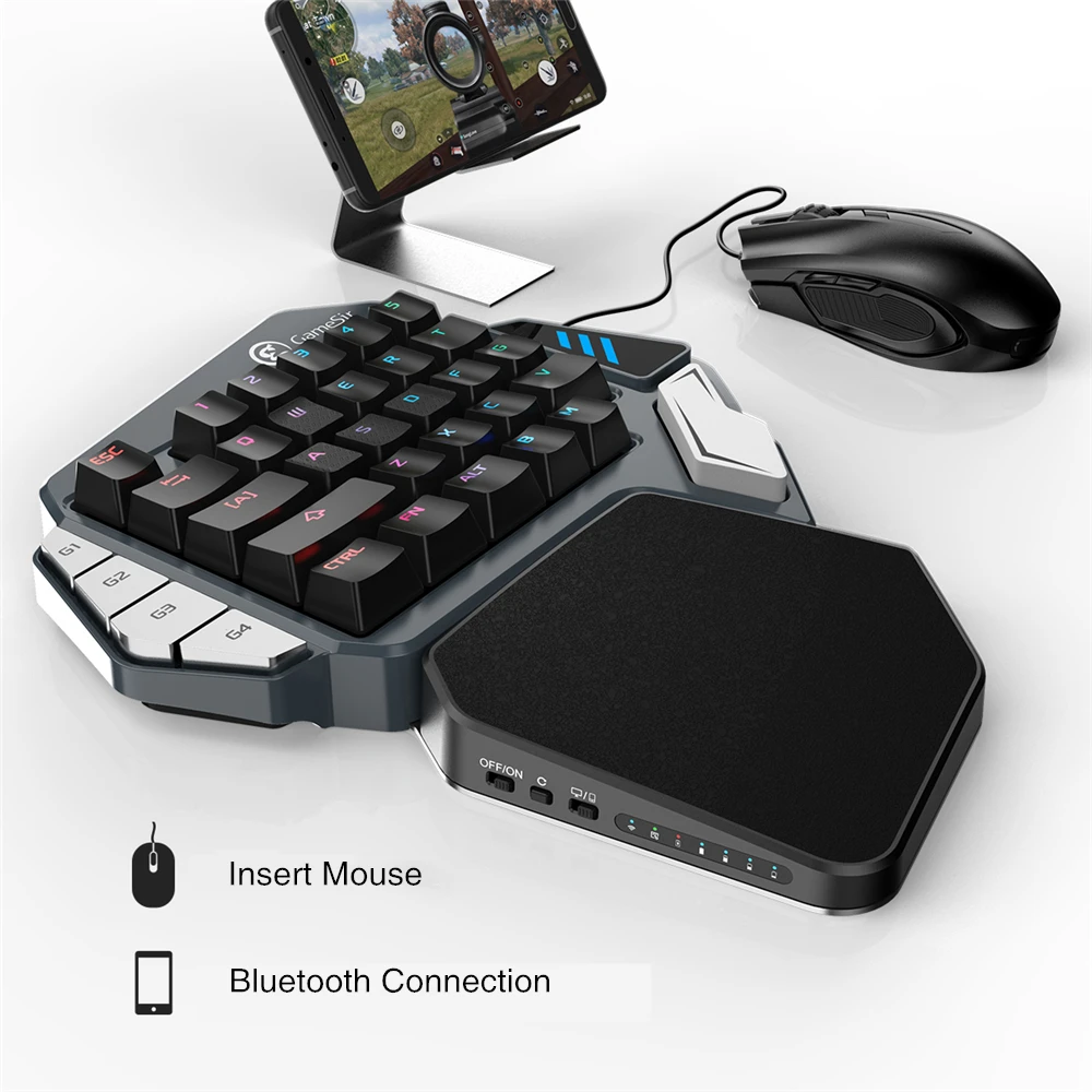 

GameSir Z1 Game Keyboard Mechanical Keypad with Programmable Keys for Android Mobile Phone / Windows PC