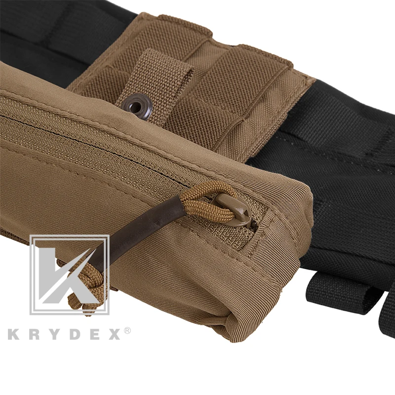 KRYDEX Tactical Flex Drop Magazine Organizer для AR15 Mags на молнии, подсумок для журналов, MOLLE, потайная сумка на молнии