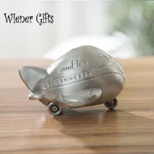 New Metal Air Plane Shape Piggy Bank Coin Bank Savings Money Box Kids' Money Banks Gifts for Home Decor Birthday  Saving Box