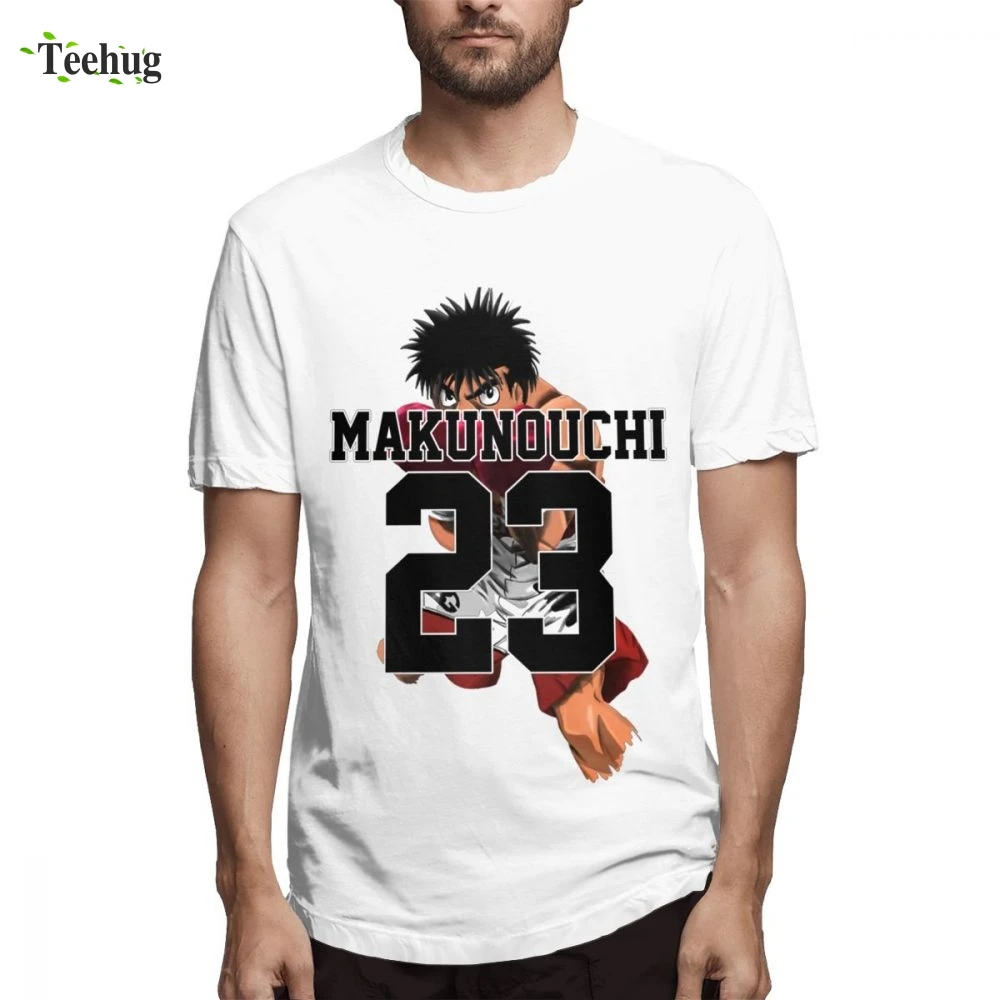 Hajime No Ippo Футболка модная кофта Распродажа футболок для мужчин Geek Уникальная футболка из чистого хлопка для мужчин