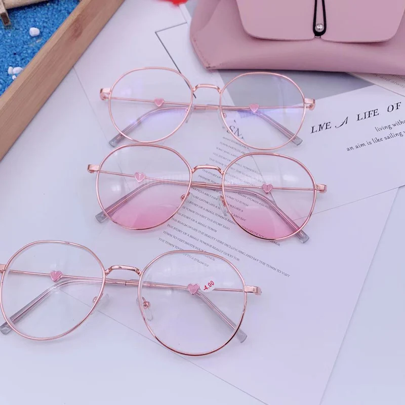 Seemfly розовые румяна очки с градиентными линзами модные круглые декоративные Солнцезащитные очки женские новые корейские милые девичьи стильные оттенки очки