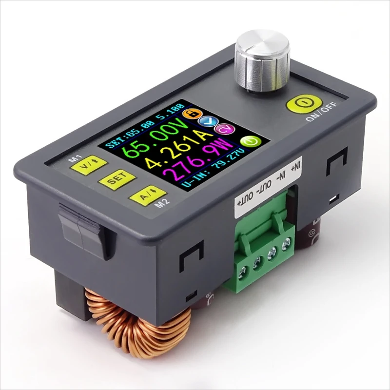 DPS8005-USB ЖК-дисплей постоянного напряжения тока понижающий программируемый модуль питания с USB коммуникационным модулем