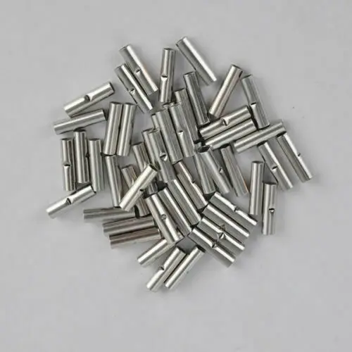 

50Pcs 16-14AWG non-insulated butt wire electrical connector crimp terminal kit