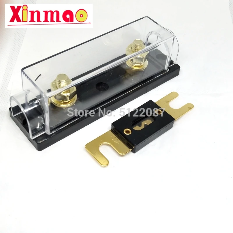 

1Set ANL-H ANL-B Transparent Car Fuse Box ANL Fuse Holder Distribution in line 0 4 8 GA Positive With ANL Fuse Fusible 100A 200A