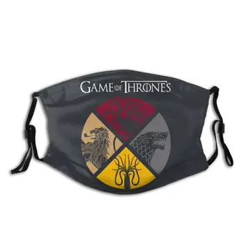 

Game Of Thrones Reusable Mouth Face Mask Pattern Anti Haze Dustproof Mask Protection Mask Respirator Mouth Muffle