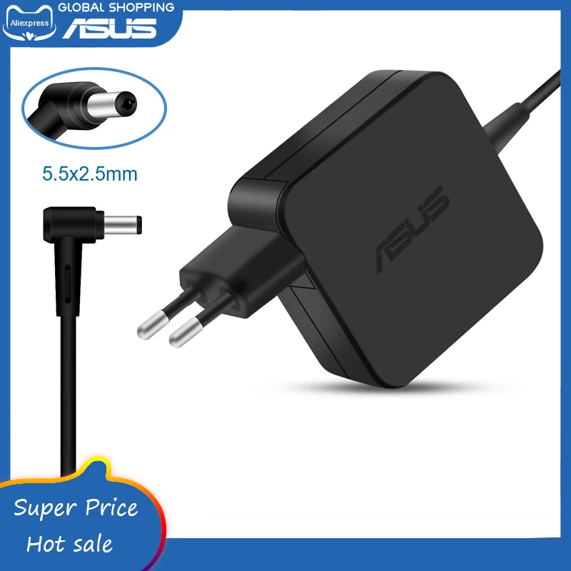 Laptop charger 19V 2.37A 45W 5.5x2.5mm AC Adapter Power Charger For Asus X551M X551MA X551MAV X551 X551C X551CA X555L X555LA X555B X555BA X555U