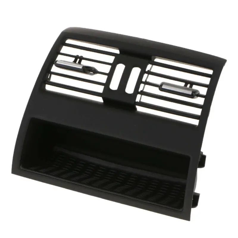 cheap 1pc new Black Plastic Car Rear Center Air Conditioner Outlet Vent Grille Perfect match for BMW 5 Series F10 F11 No Button