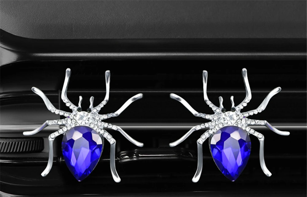 Car Air Freshener Diamond Car Perfume Creative Spider Perfume Car Interior Air Conditioning Incense Perfume