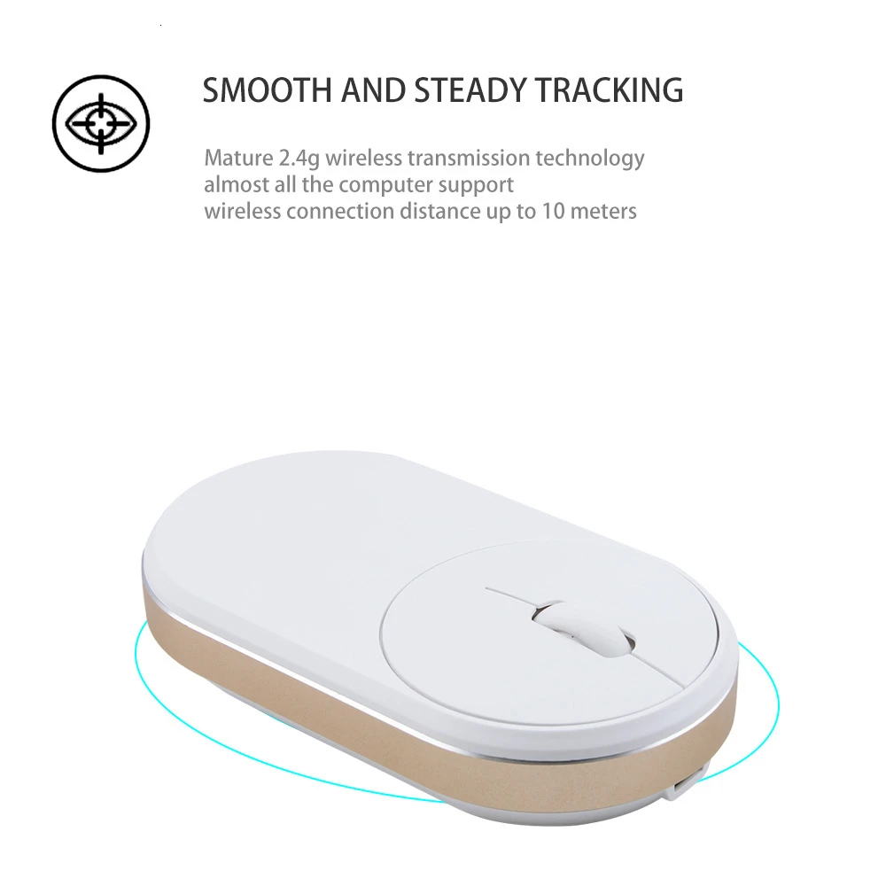 Беспроводная мышь CHYI Bluetooth 5 0/3 0 + 2 4 ГГц 3D перезаряжаемая Бесшумная USB оптическая