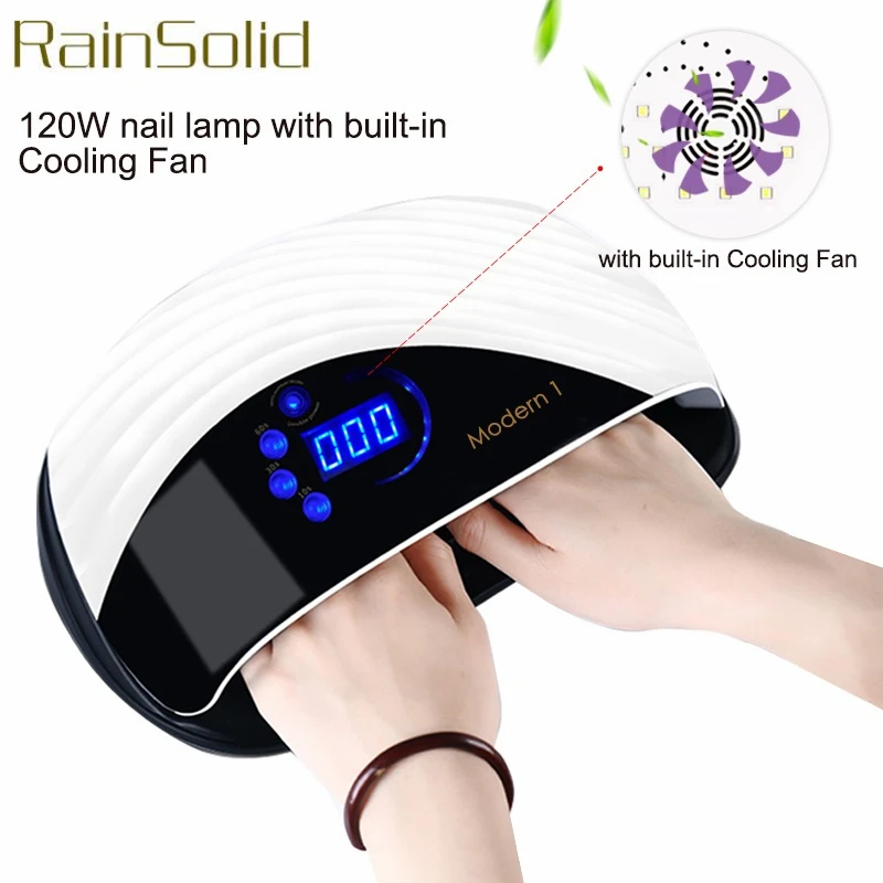 Встроенный охлаждающий вентилятор RainSolid 120 Вт УФ светодиодный сушильный аппарат