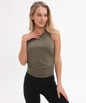 

2020 women's new style back style fashion clothes sports sleeveless fitness clothes S-2XL