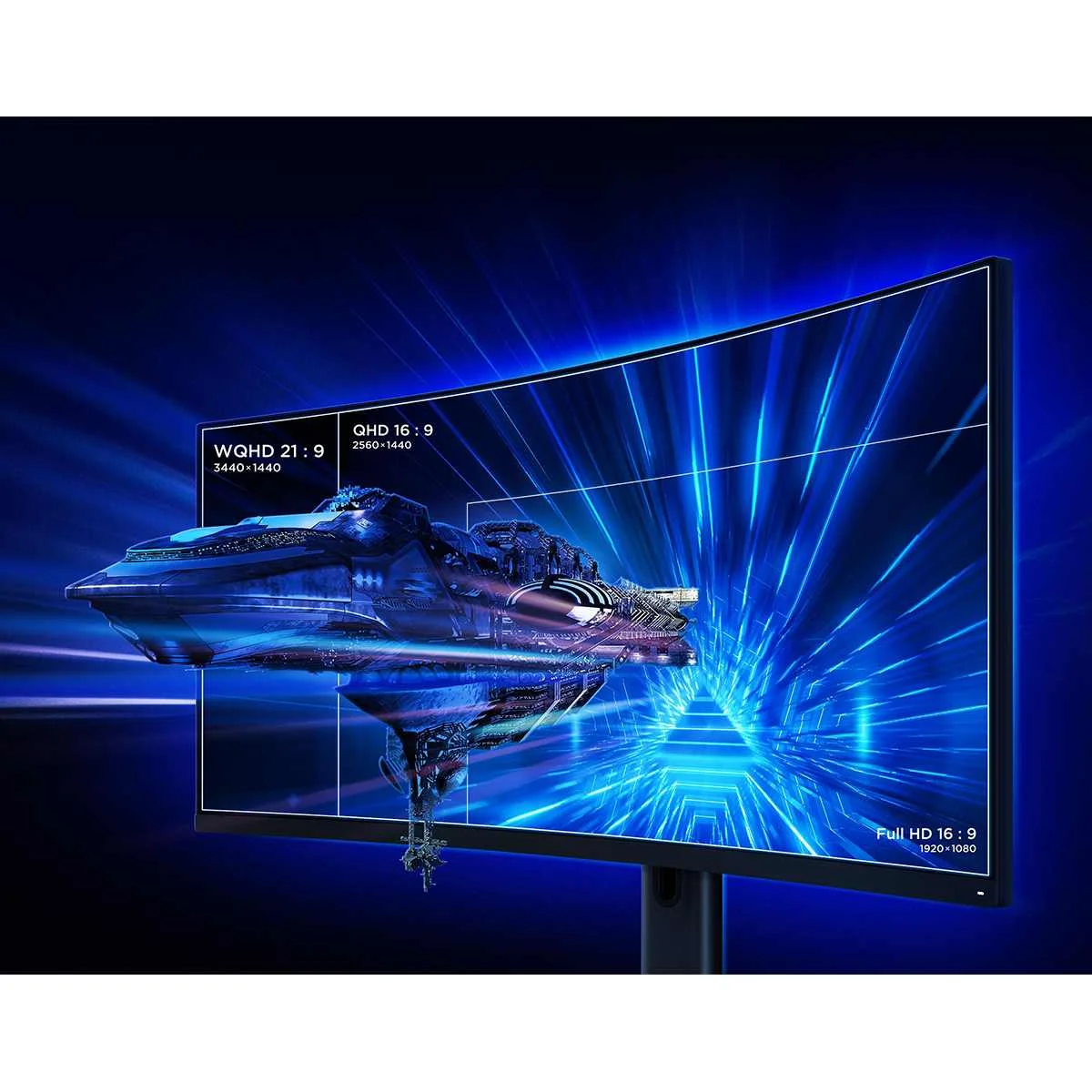  XIAOMI Curved Gaming Monitor 34-Inch 3440*1440 WQHD 21:9 Bring Fish Screen 144Hz High Refresh Rate 