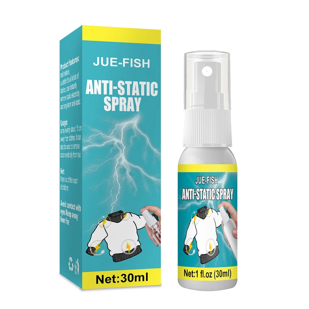 Anti Static Spray Instant Clothes Static Cling Remover Eliminate Static
