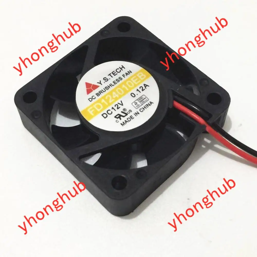 Вентилятор охлаждения сервера Y.S.TECH FD124010EB DC 12 В 0.12A 40x40x10 мм|square fan|dc techserver fan |