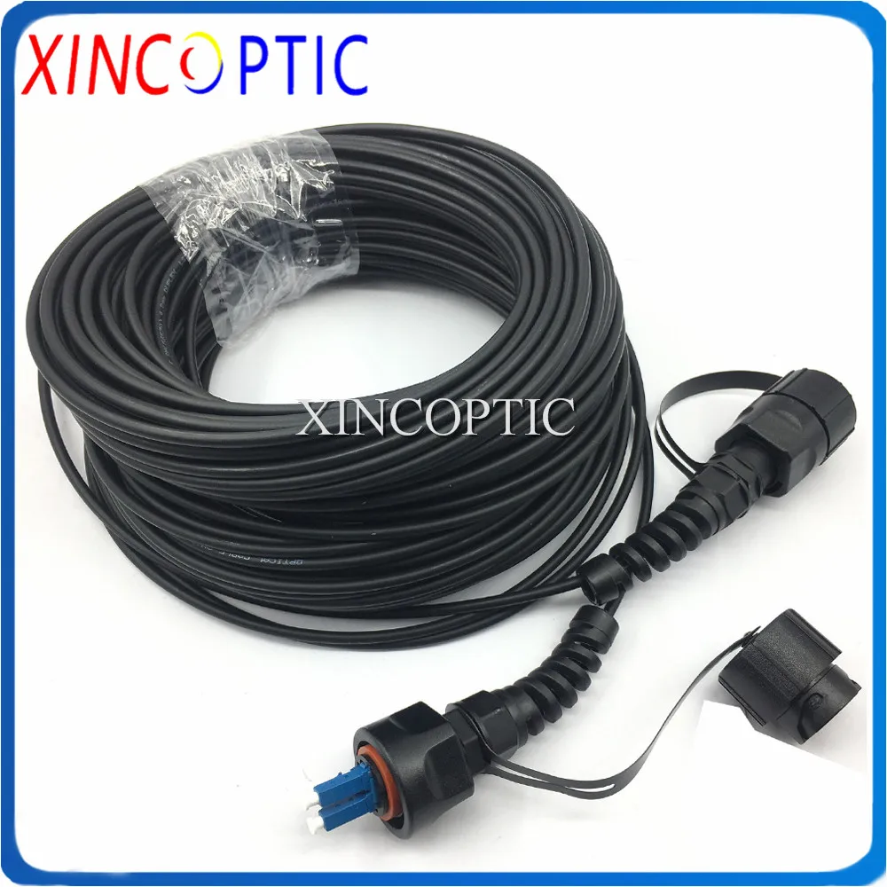 Cordon de raccordement/câble de raccordement à double Fiber optique avec  PCD310, étanche, 250M, extérieur, Duplex, 2Fibers, IP67, ODVA-LC -  AliExpress