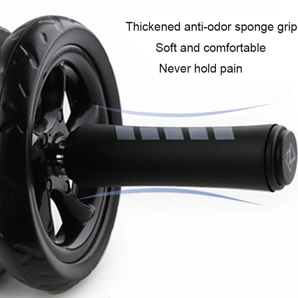 AB Roller Non-slip 15CM Tire Pattern Fitness Gym Exercise Abdominal Wheel Roller