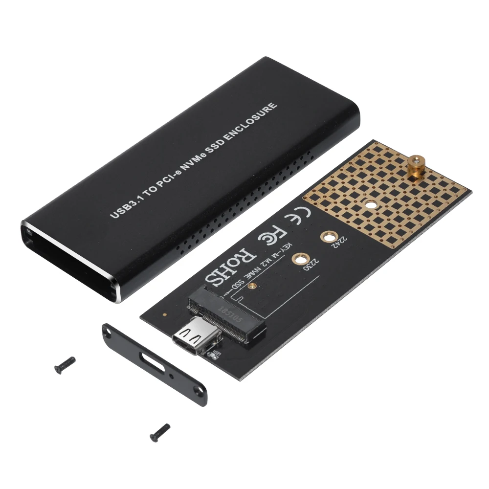 USB 3,1 для M.2 NVME PCIe SSD корпус NVME M-Key для адаптера типа C чехол для Nvme SSD USB3.1 для M.2 NGFF SATA SSD Чехол Коробка