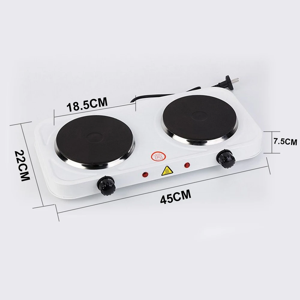 two burner hot plate electric