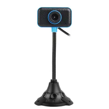 

1pcs Net red products USB 2.0 Rotatable Computer Webcam with Microphone PC Digital HD Video Camera Practical Portable Camera