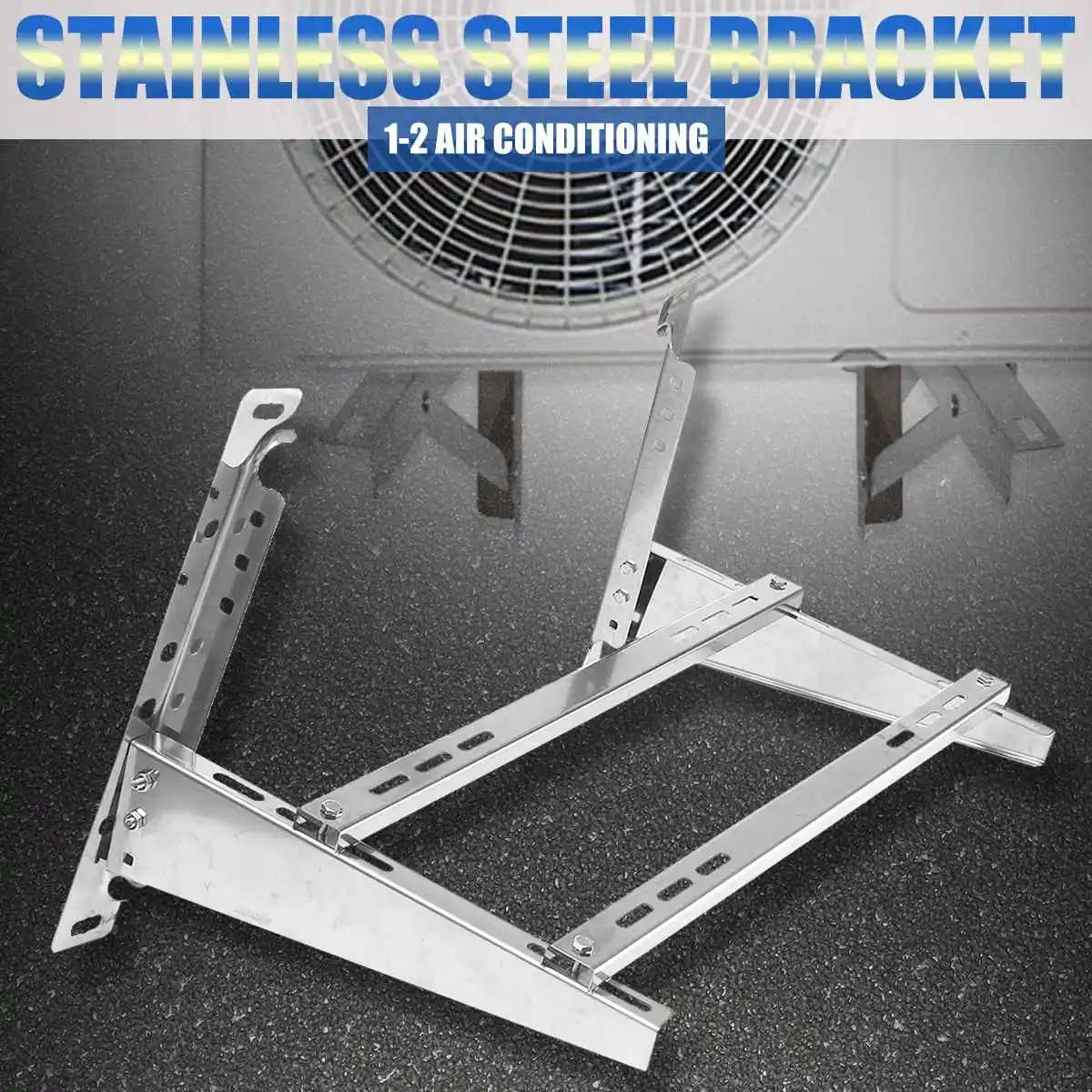 

Outdoor Air Conditioner Bracket household Universal AC Support Stainless Steel Bracket Air Conditioner Wall Mount