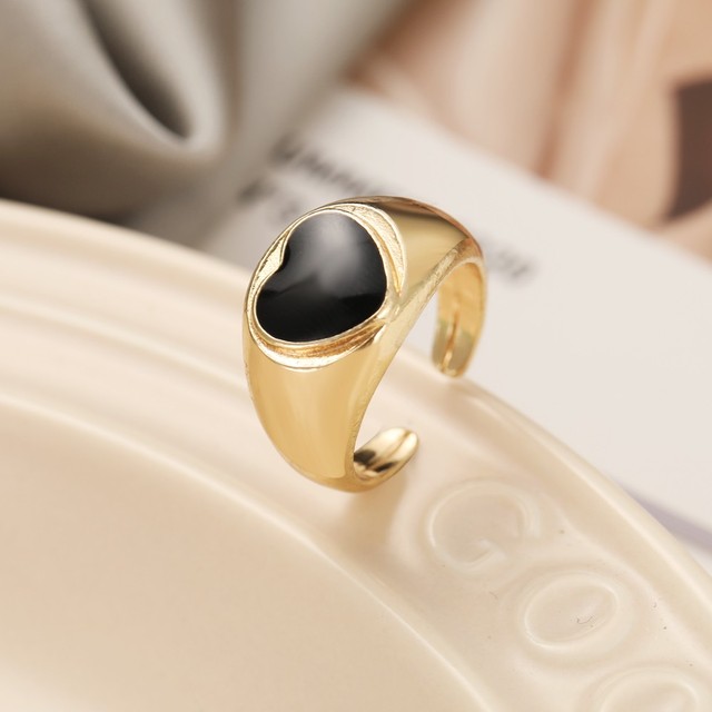 Gal Ring Alien Flower Queen Rings Namel Thick Ring Size Luxury Spring Fine Lucky Jewelry Heart Clouds Rings for Women Gift