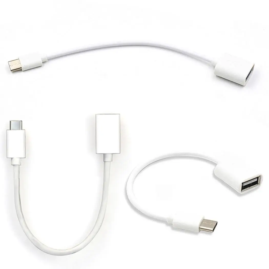 Кабель для передачи данных от type-C до USB2.0 MacBook 16 см/6,3 дюйма удлинитель данных Белый Кабель-адаптер для внутреннего, наружного