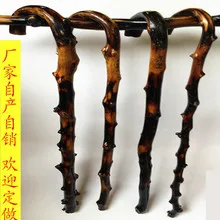 

Factory direct selling mountaineering wood staff Crooked wooden CANE Stick Head staff Crutches Natural wood cane sticks one old