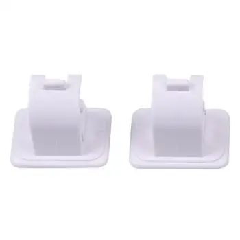 

Adjustable 2pcs Nail-free Rod Bracket Holders Curtain Bracket Hooks Adhesive Wall Pole Shelf Drapery Hook Holder Shelf Brac U0D4