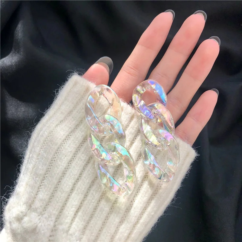 Closeout Acrylic Earrings Jewelry-Accessories Punk Trend Statement Korean-Style Bohemian Women Myw5eQozqgn