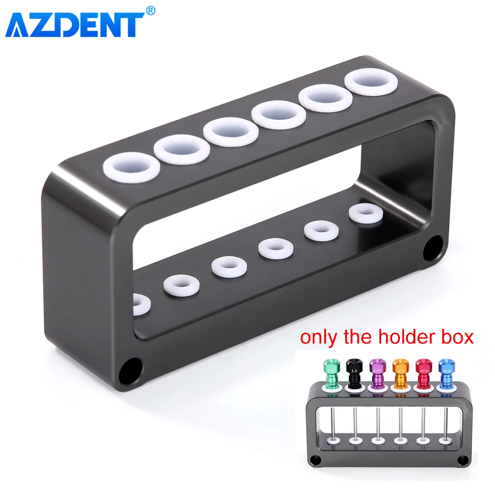 AZDENT Dental Laboratory Implant Screwdriver Autoclavable Holder Box Aluminum Dentistry Tool Dentist Instrument Equipment | Красота и