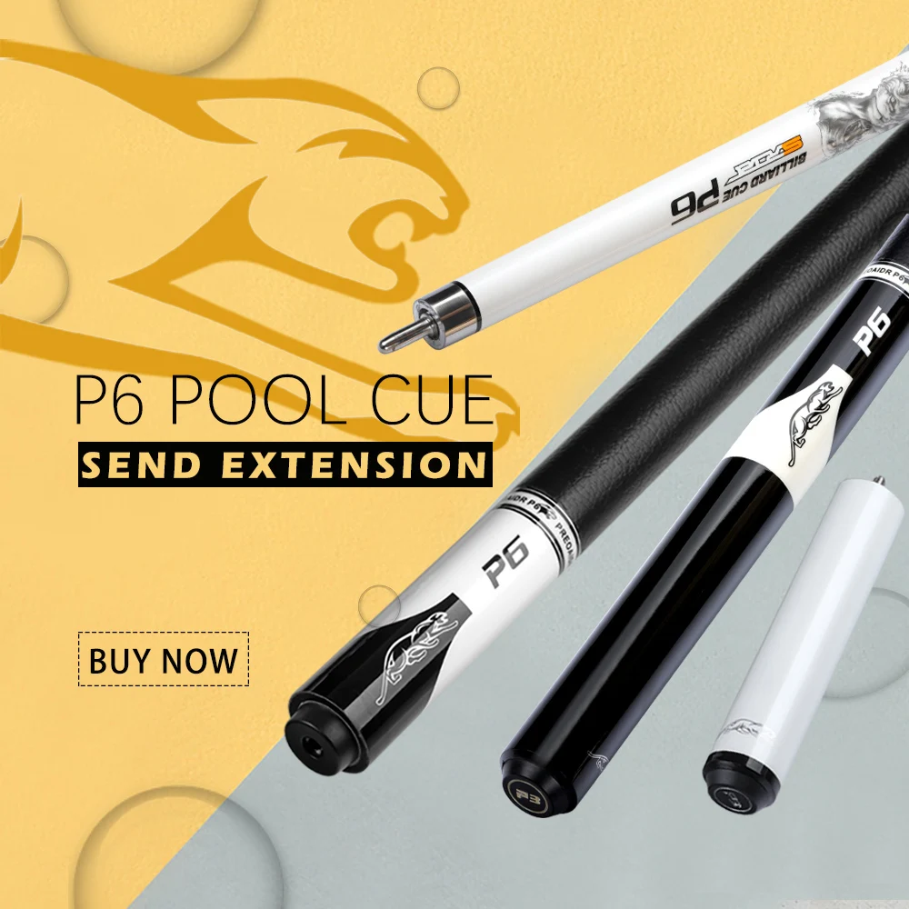 PREOAIDR 3142 P6 Pool Cue Billiard Stick Kit 13mm/11.5mm/10mm Tips