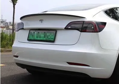 Заднее крыло заднего багажника из АБС-пластика WOOBEST задний спойлер для Tesla model 3