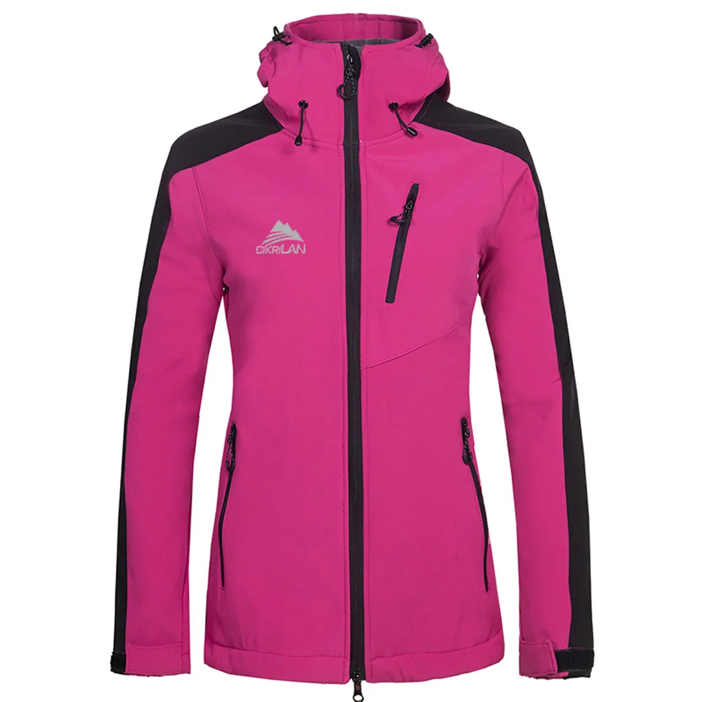 Ski jacket Womens Autumn Casual Waterproof Quick-drying Breathable Sport Outdoor Coat#10.21 - Color: 2