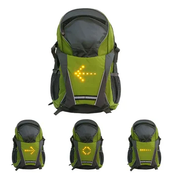 

18L large capacity Backpack LED Light Direction Indicator Turn Signal Reflective safe Cycling