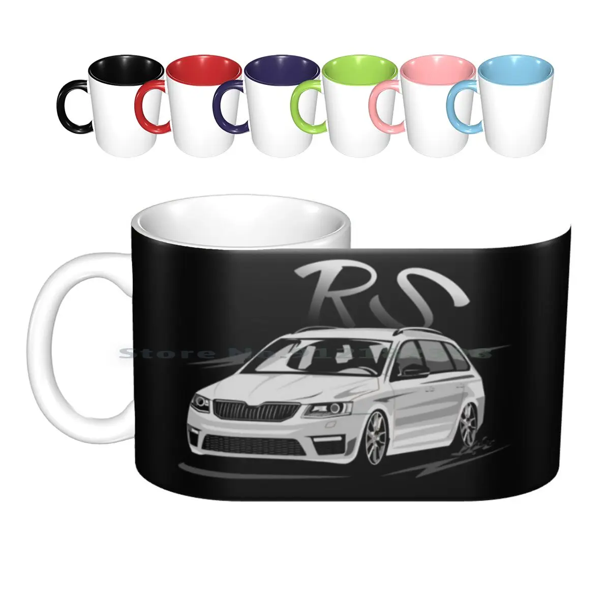 Octavia 3 Rs Combi & Quot ; Low Style & Quot; Tazze In Ceramica Tazze Da Caffè Tazza Da Tè Al Latte Octavia 3 Rs Octavia 3 Rs Octavia 3 Rs