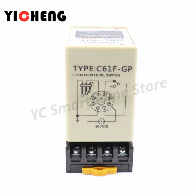 Interruttore Livello Liquidi Senza Galleggiante Akozon C61F-GP - AC220V Per Uso Industriale E Agricolo - Foto 9