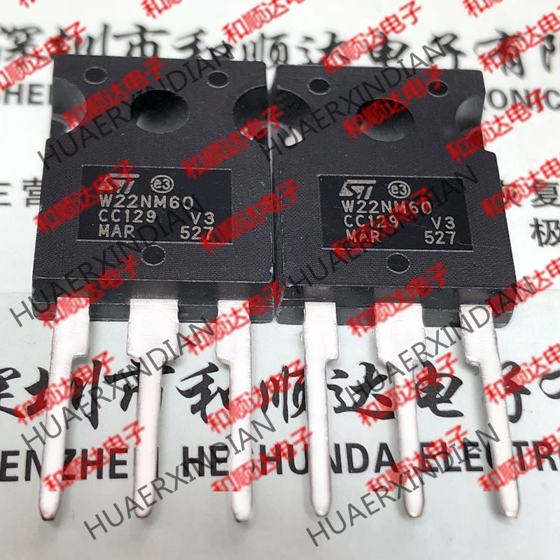 10PCS/LOT New and original W22NM60 STW22NM60 TO-247 600V 22A