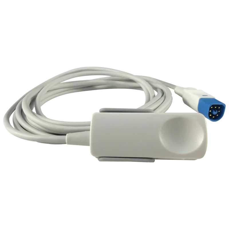 Многоразовый зажим для пальца взрослых датчик SpO2 8-контактный монитора пациента