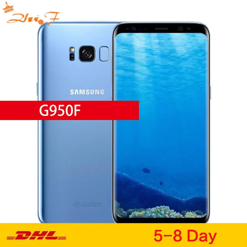 Оригинальный Samsung Galaxy S8 глобальная версия LTE GSM G950F мобильный телефон