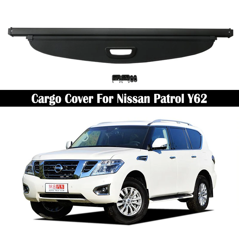 

Задняя крышка для грузового автомобиля Nissan Armada патруль Y62 2011-2021, защитный экран для багажника, защитный козырек, автомобильные аксессуары