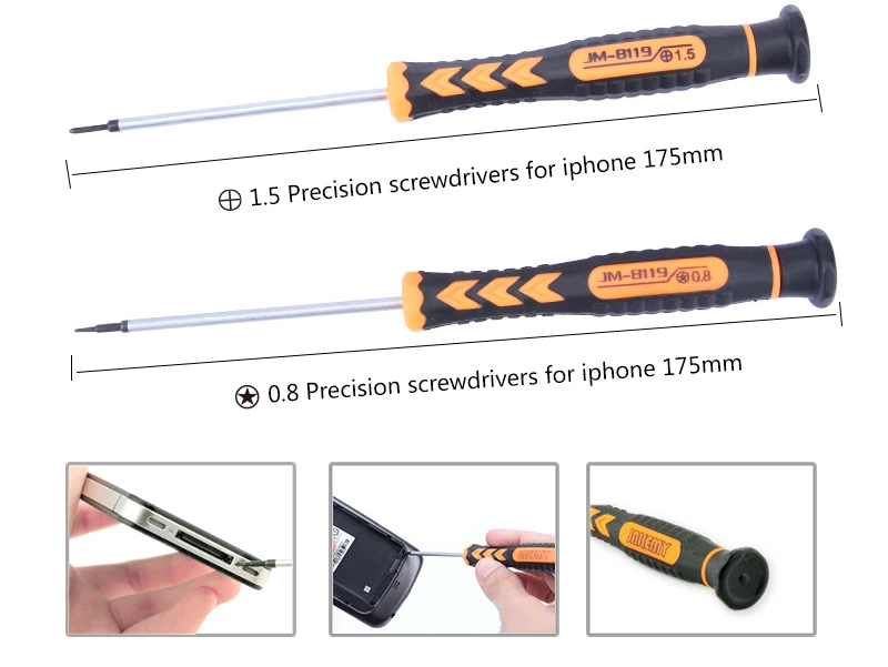 JAKEMY 7 IN 1 Professional Mini Screwdriver with Pry Tool Suction Cup DIY Repair Opening Tool for Mobile Phone Computer Gamepad