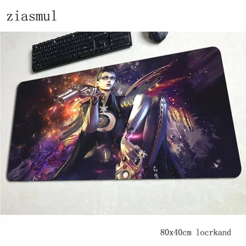 

bayonetta mouse pad 80x40cm gaming mousepad Christmas gifts office notbook desk mat best padmouse games pc gamer mats