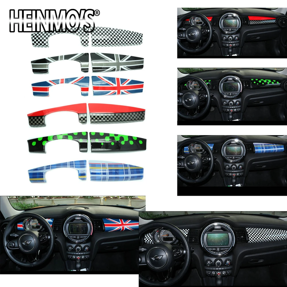 Для MINI Cooper F56 F55 Стайлинг приборной панели декоративная наклейка наклейки чехол