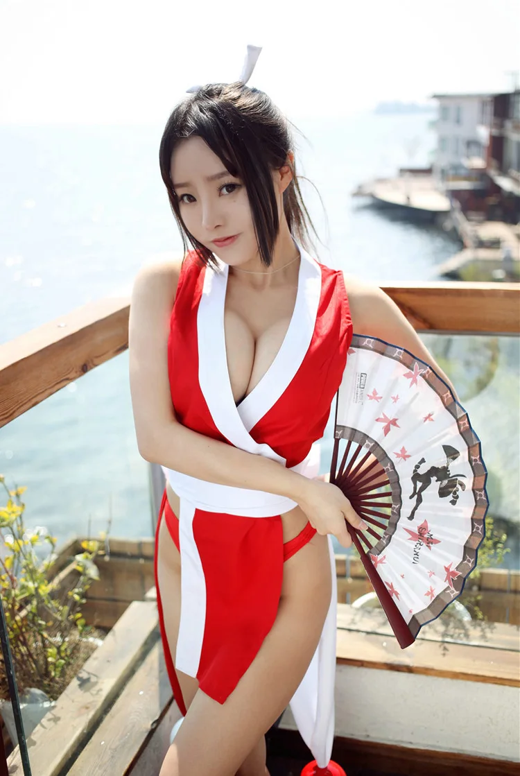 Косплей Король бойцов 97 Mai Shiranui костюмы японского аниме сексуальные платья для