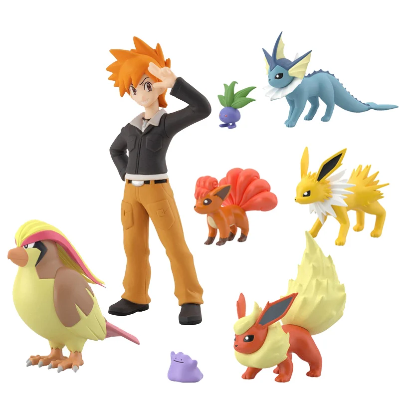 

Pokemon action figure EX CASHAPON Pidgeot Magikarp Vulpix Oddish Vaporeon Model Toys Figures Collections Gifts for Children