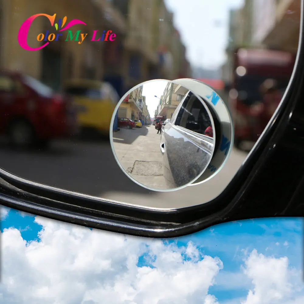 Car Round Convex Blind Spot Mirror for Opel Astra H G J Insignia Mokka Corsa Renault Duster Iaguna Megane Logan Clio Captur | Автомобили и