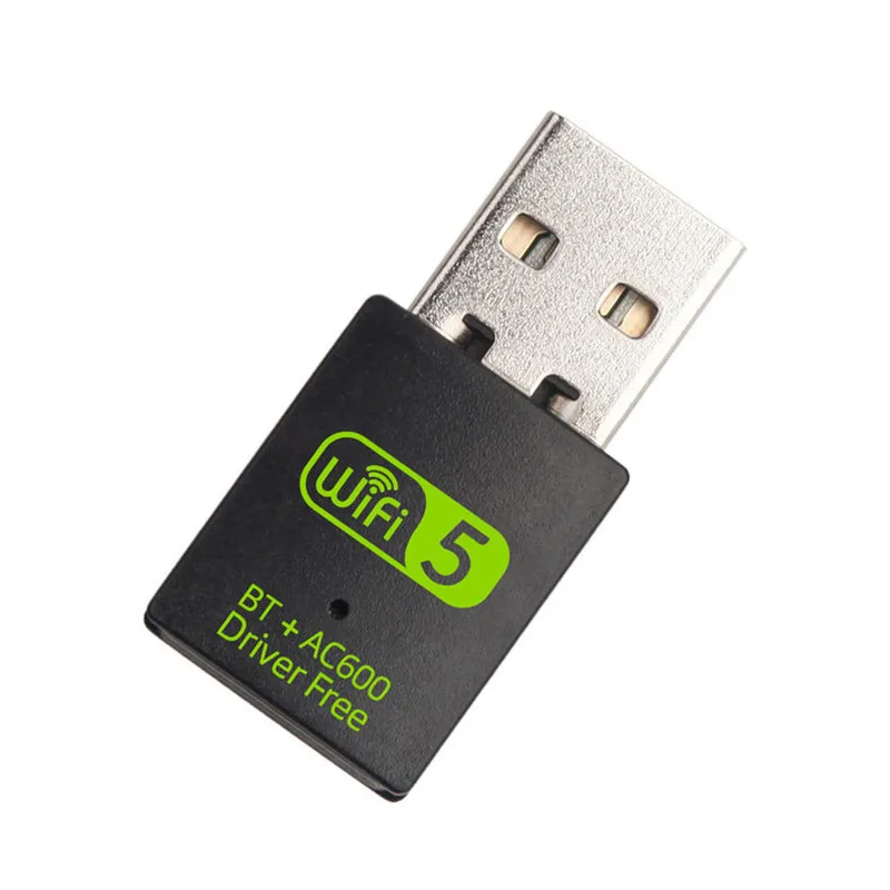 2-в-1 USB WiFi Bluetooth адаптер 600 Мбит/с двухдиапазонный 2 4/5 ГГц беспроводной сети внешний