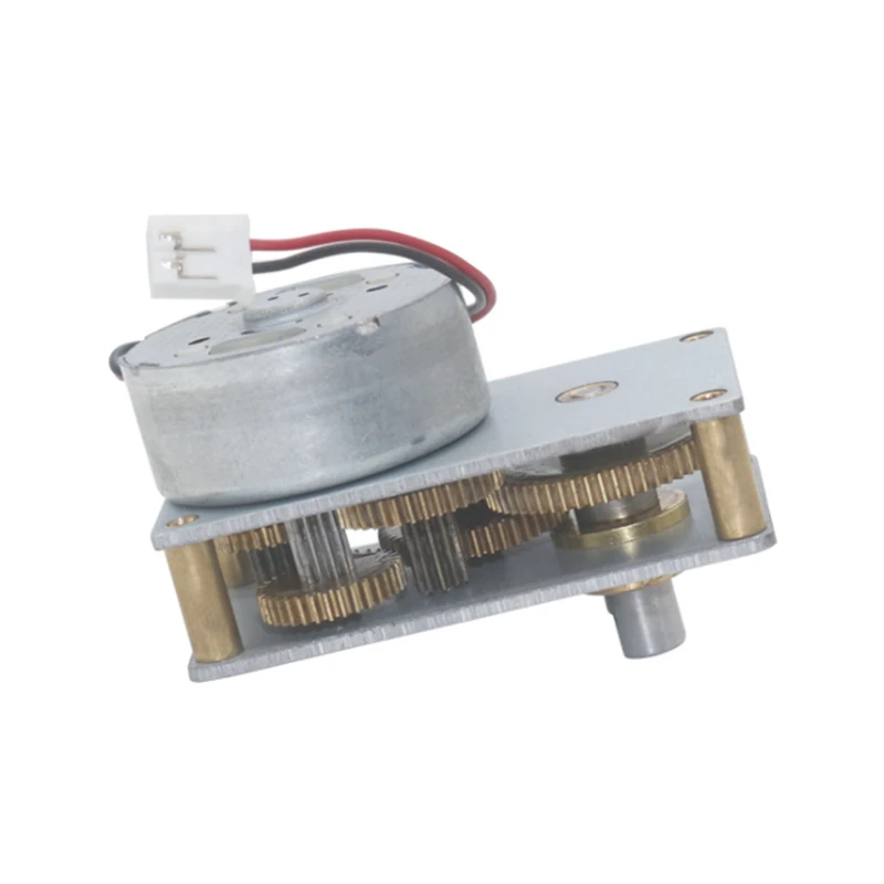 

ZB4124-300 Reduction Motor, DC 6V 27 RPM Valve Gear Motor Low Speed Metal Gear Motor