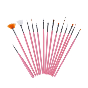 

15 in 1 nail cosmetic brush set Rose